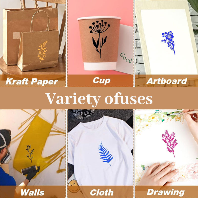 DIY Wall Painting Stencil for Beautiful Patterns